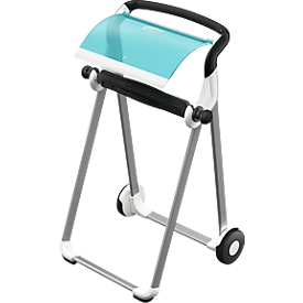 Dérouleur sur pied TORK pour bobine d'essuyage, turquoise/blanc