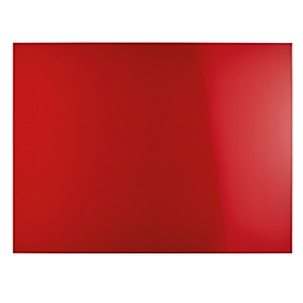 Design-Glasboard magnetoplan®, magnetisch, beschreibbar, Querformat, rot, 1200 x 900 mm