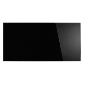 Design-Glasboard magnetoplan®, magnetisch, beschreibbar, Querformat, schwarz, 2000 x1000 mm