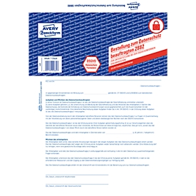 Désignation de délégués à la protection des données Avery Zweckform, A4, papier autocopiant, lot de 2