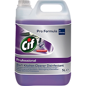Desinfektionsreiniger Cif Professional 2in1, parfümfrei, EN 1276, 5 l