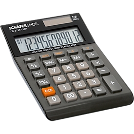 Desk calculator CD-2739-12RP, 12-digit LC display, checking and correction function