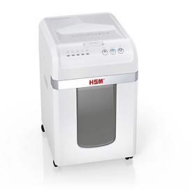 Destructeur de documents HSM Autofeed Shredstar X200, coupe croisée 4 x 12 mm, P-4, 30 l, capacité de coupe 10-200 feuilles, mobile, blanc
