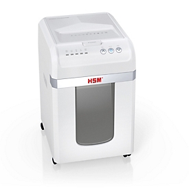 Destructeur de documents HSM Autofeed Shredstar X300, coupe croisée 4 x 12 mm, P-4, 30 l, capacité de coupe 12-300 feuilles, mobile, blanc