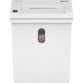 Destructeur de documents IDEAL Shredcat 8100 CC, coupe croisée 5 x 30 mm, P-4, 20 l, capacité de coupe 8-10 feuilles, cool grey