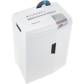 Destructora de documentos HSM shredstar X10, nivel de seguridad 4, corte de partículas 4,5 x 30 mm, 10 hojas, blanco-plateado