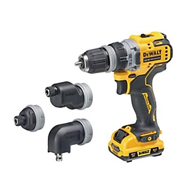 DEWALT DCD703L2T accuboormachine, 12V 3Ah, borstelloze motor, volledig metalen tandwielkast, 1,5-10mm klembereik