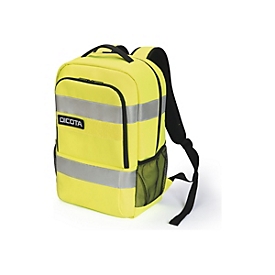 Dicota Backpack Hi-Vis Base 24 litre yellow - Backpack