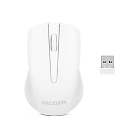 Dicota Comfort - Maus - rechts- und linkshändig - optisch - 3 Tasten - kabellos - 2.4 GHz - kabelloser Empfänger (USB)