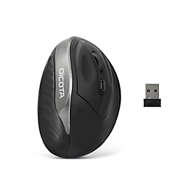 Dicota D31981 - Droitier - Bluetooth - 1600 DPI - Noir