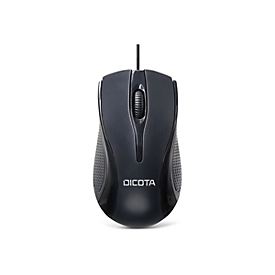 Dicota D32011 - Ambidextre - USB Type-A - 1200 DPI - Noir