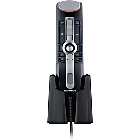Dicteerapparaat Olympus RM-4110S, systeem met 2 microfoons, hi-speed USB 2.0, met schuifschakelaar