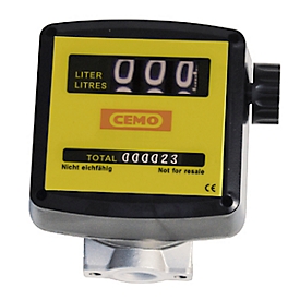 Digitaler Zähler K24 für CEMO UNI-Tanks und Diesel-Pumpen, kalibrierbar, Messbereich 10-120 l/min, Anzeige 5-stellig
