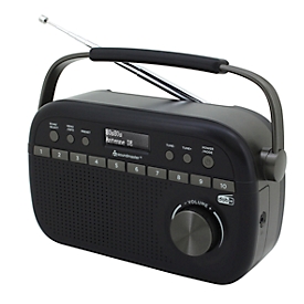 Digitalradio Soundmaster® DAB280SW, DAB+/UKW, 1,2 W, 10 Stationstasten & 40 Festsenderspeicher, Kopfhörerbuchse, schwarz