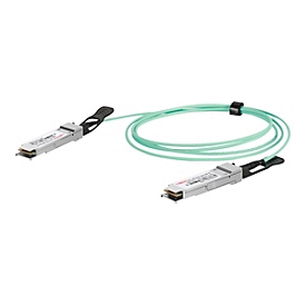 DIGITUS 100GBase Direktanschlusskabel - QSFP28 zu QSFP28 - 2 m - Glasfaser - Duplex - SFF-8431/SFF-8432 - Active Optical Cable (AOC)