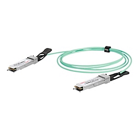 DIGITUS 100GBase Direktanschlusskabel - QSFP28 zu QSFP28 - 5 m - Glasfaser - Duplex - SFF-8431/SFF-8432 - Active Optical Cable (AOC)