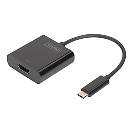 DIGITUS Adaptateur graphique USB-C 3.2 Gen 1 vers HDMI - Noir - 45 mm - 45 mm - 15 mm - 20 g - 100 mm