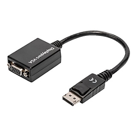 DIGITUS DisplayPort Adapter Cable - Videoadapter - DisplayPort (M) zu HD-15 (VGA) (W) - 15 cm - 1080p-Unterstützung (Packung mit 10)