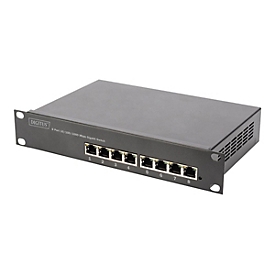 DIGITUS DN-95331 - Switch - L2+ - managed - 8 x 10/100/1000 (PoE+) - Desktop, an Rack montierbar