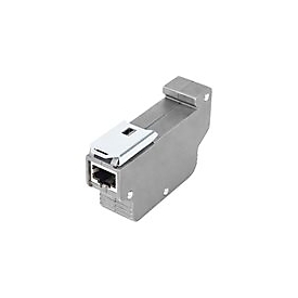 DIGITUS DN-95421 - PoE-Überspannungsschutz (DIN-Schienenmontage möglich) - Ausgangsanschlüsse: 1 - Grau