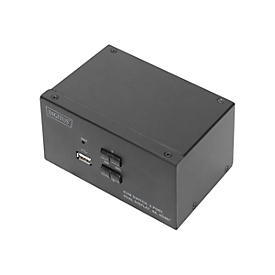 DIGITUS DS-12860 - KVM-/Audio-/USB-Switch - 2 Anschlüsse