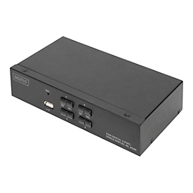 DIGITUS DS-12880 - KVM-/Audio-/USB-Switch - 4 Anschlüsse