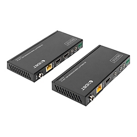 DIGITUS DS-55508 - Sender und Empfänger - Video-, Audio-, Infrarot- und serielle Erweiterung - HDMI, HDBaseT - über CAT 5e/6/7/8 - bis zu 150 m