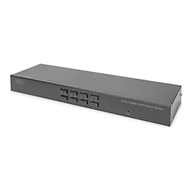 DIGITUS - KVM-Switch - HDMI - 8 x KVM port(s) - 1 lokaler Benutzer - an Rack montierbar