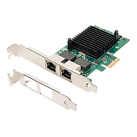 DIGITUS - Netzwerkadapter - PCIe 1.1 - Gigabit Ethernet x 2