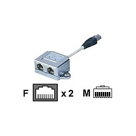 DIGITUS Netzwerkadapter - RJ-45 (M) zu RJ-45 (W)