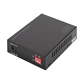 DIGITUS Professional DN-82140 - Medienkonverter - 1GbE - 10Base-T, 100Base-TX, 1000Base-T, 1000Base-X - RJ-45 / SFP (mini-GBIC)