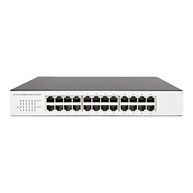 DIGITUS Professional Fast Ethernet N-Way Switch DN-60021-2 - Switch - unmanaged - 24 x 10/100 - Desktop, an Rack montierbar