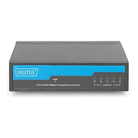 DIGITUS - Switch - unmanaged - 5 x 10/100/1000 - Desktop
