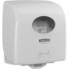 Dispensador de toallas en rollo Kimberly-Clark® Aquarius Slimroll 7955, para zonas de mucho tránsito, blanco