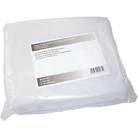 Disposable plastic bag for various IDEAL and EBA shredders.
