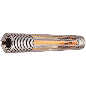 Dispositif de chauffage au carbone MARS, montage au mur ou au plafond, IP65, 2000 W, jusqu'à 65 m³, avec télécommande