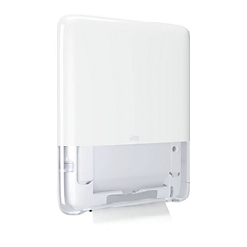 Distributeur d'essuie-mains en papier Tork® PeakServe® Mini Endless™ H5 552550, pour essuie-mains Tork® en continu, jusqu'à 1230 feuilles, plastique, blanc