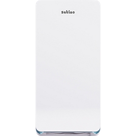 Distributeur d'essuie-mains pliés Satino HYGINITY XL, pour jusqu'à 6 paquets d'essuie-mains pliés en Z/en W, L 316 x P 129 x H 667 mm, plastique ABS, blanc