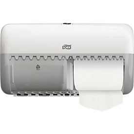 Distributeur de papier toilette 557000 Tork®  - l. 286 x P 153 x H 158 mm - pour petit rouleau - blanc