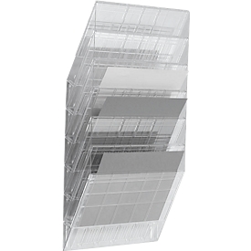 Distributeur de prospectus Flexiboxx 6 DURABLE, 6 distributeurs, A4, paysage, transparent