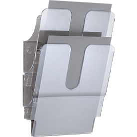 Distributeur de prospectus Flexiplus 2 DURABLE, 2 distributeurs, A4, portrait, transparent