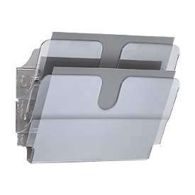 Distributeur de prospectus Flexiplus DURABLE, 2 distributeurs, A4, paysage, transparent