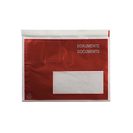 Document envelope Novafix, self-adhesive, size C6, window right, LDPE, 250 pieces
