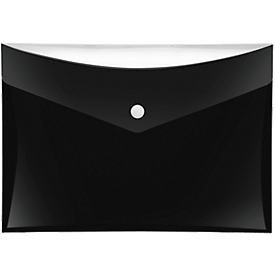 Document wallet Veloflex VELOCOLOR®, DIN A5, plastic, for approx. 100 sheets, 6 pieces, black