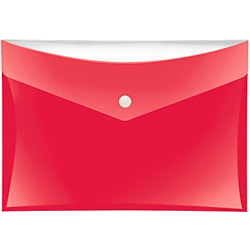 Documenthoes Veloflex VELOCOLOR®, A5, kunststof, voor ca. 100 vellen, 6 stuks, rood