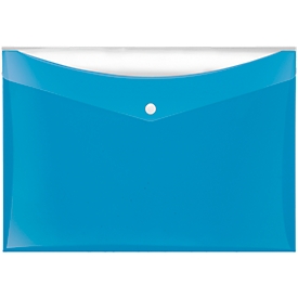 Dokumententasche Veloflex VELOCOLOR®, DIN A4, Kunststoff, für ca. 100 Blatt, 6 Stück, blau