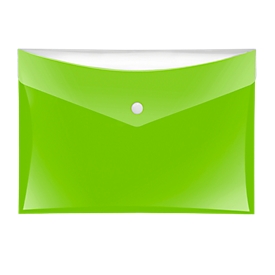 Dokumententasche Veloflex VELOCOLOR®, DIN A5, Kunststoff, für ca. 100 Blatt, 6 Stück, grün