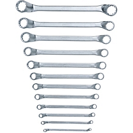 Doppel-Ringschlüssel-Satz, 12-tlg gekröpft, 6-32mm