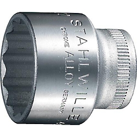 Dopsleutel 45 3/8 inch 12-kant SW 10mm L.27mm STAHLWILLE