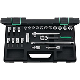 Dopsleutelset 45/49/19/5 24-delig.3/8 inch SW 8-19mm Z.30 12KT